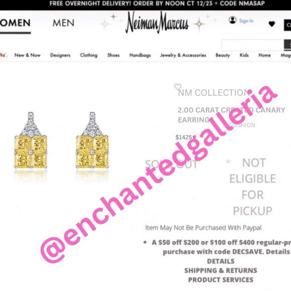 2ct Canary Earrings - Picture 12 of 12